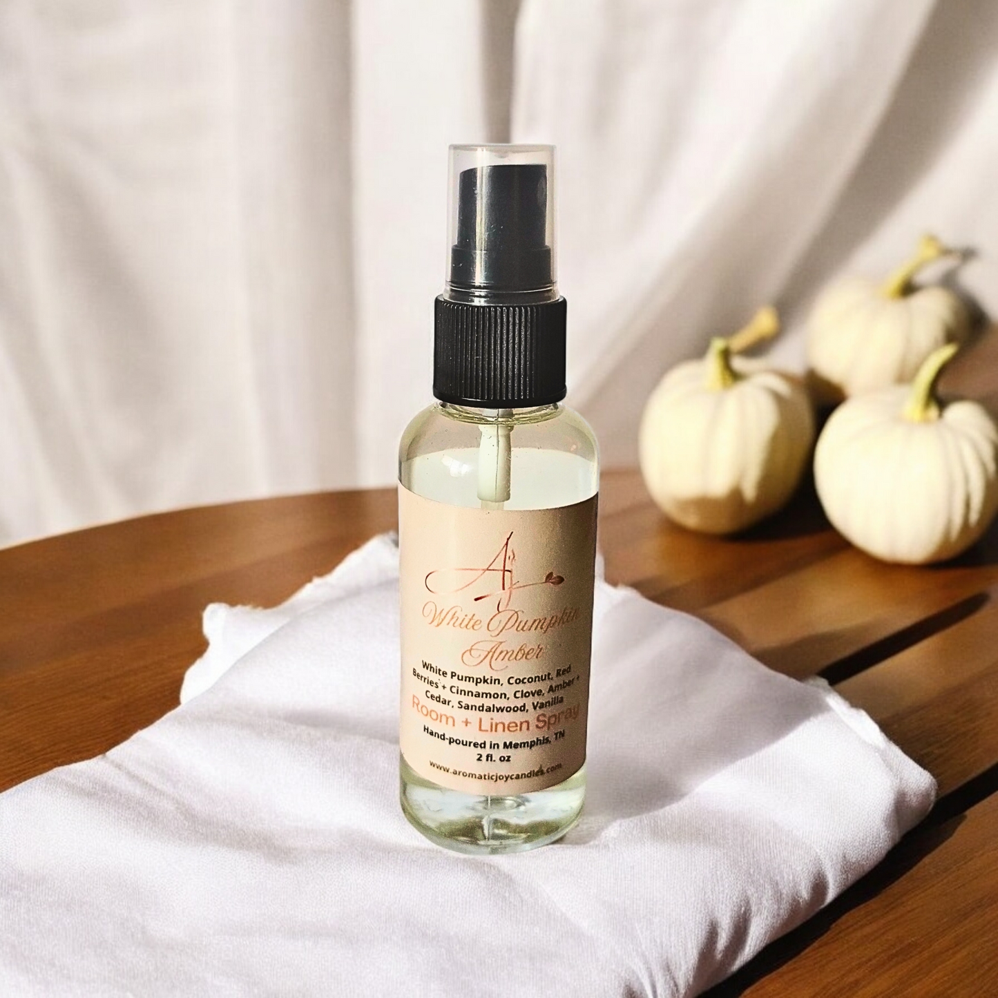 White Pumpkin Amber Room and Linen Spray